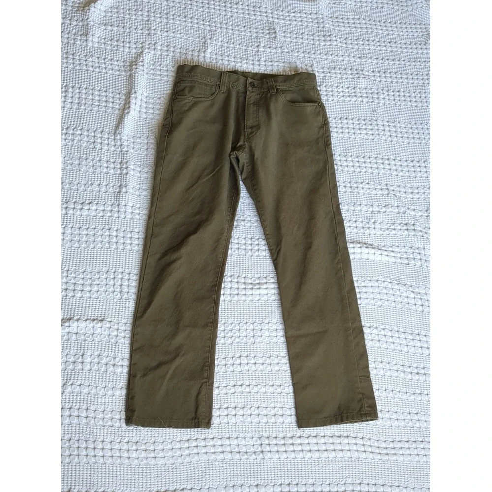 Filson Original Dry Tin Cloth 11.5 oz Pants Straight Leg Sz 30 Marsh Olive 32X29